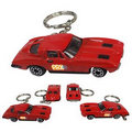 Classic/ Vintage Car Keychain with Full Color Graphics ( Both Doors same logo)
